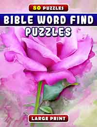 bible word find puzzles (large print): christian bible word search book for adults (kjv - king james version). games for elderly adults