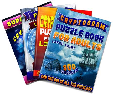 cryptogram puzzle book for adults