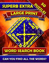 superb extra large print word search books: big font books for seniors. find a word puzzles for adults large print