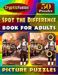 spot the difference book for adults picture puzzles