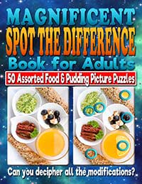 magnificent apot the difference book for adults: food