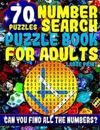 number search puzzle book for adults large print