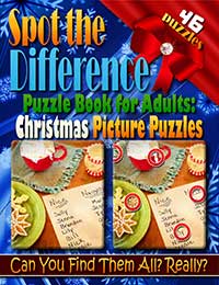 spot the difference christmas picture puzzles