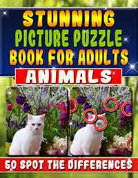 stunning picture puzzle books for adults animals 