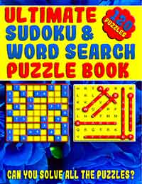 ultimate sudoku and word search puzzle book: large print