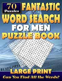 fantastic word search for men puzzle book: large print: men word search